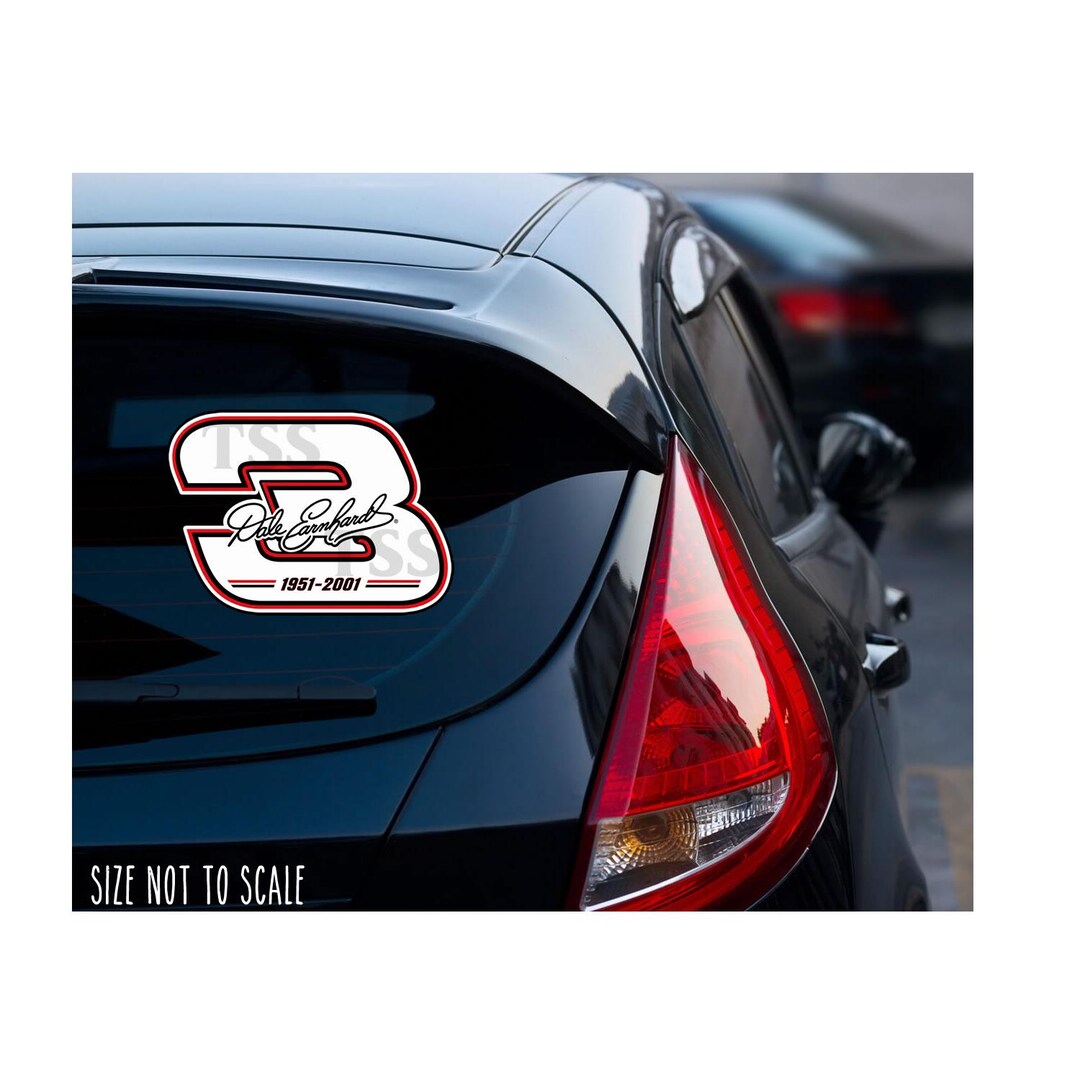 Dale Earnhardt Sr #3 Sticker Decal NASCAR Racing 4” - Etsy