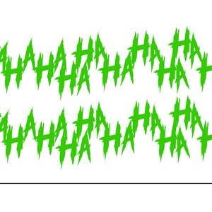 2x Joker Hahaha Serious Evil Body Windshield Car Sticker Decal 16&quot; Lime Green