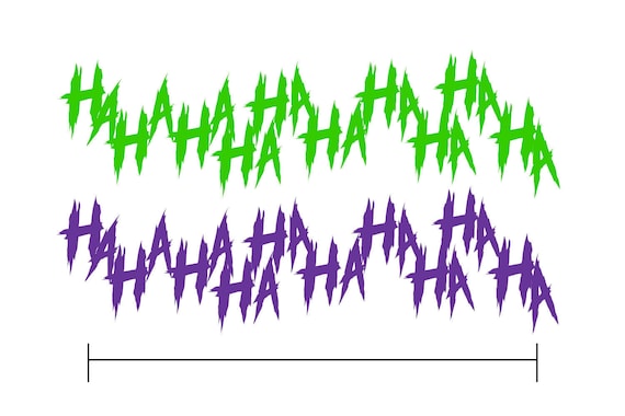 2x Joker Hahaha Serious Evil Body Windshield Car Sticker Decal 16