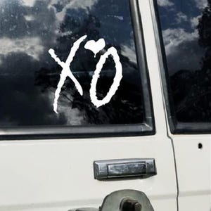 XO Love Vinyl Sticker Car Truck Window Laptop Wall Art Decal 5.9"