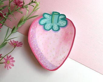 Strawberry Shaped Tear off Notepad
