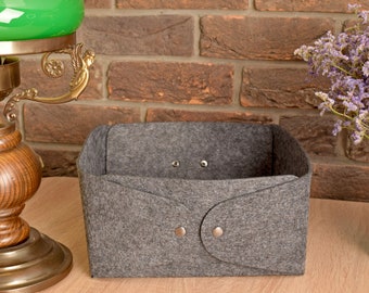 Felt Storage Box / Felt Storage Basket / Clothes storage / Home storage