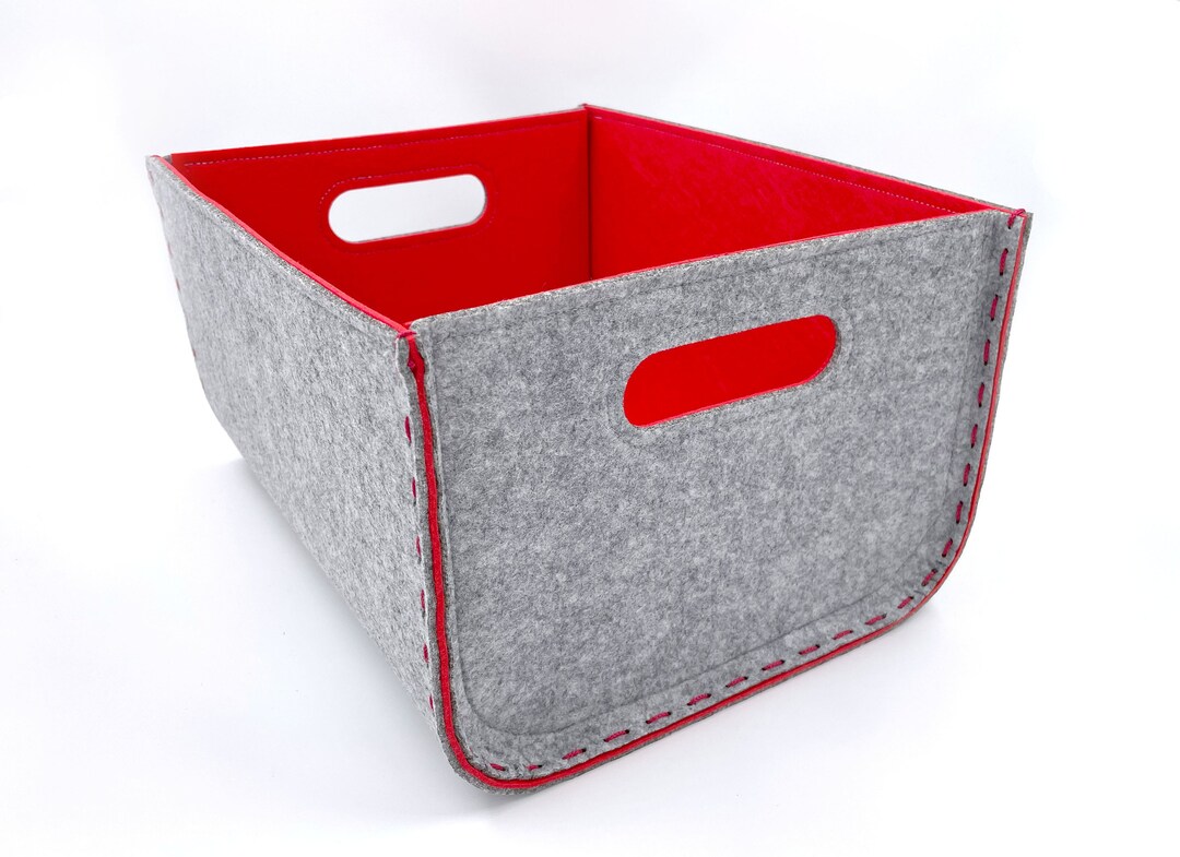 Felt Storage Box / Felt Storage Basket / Shelf Box Organiser Etsy