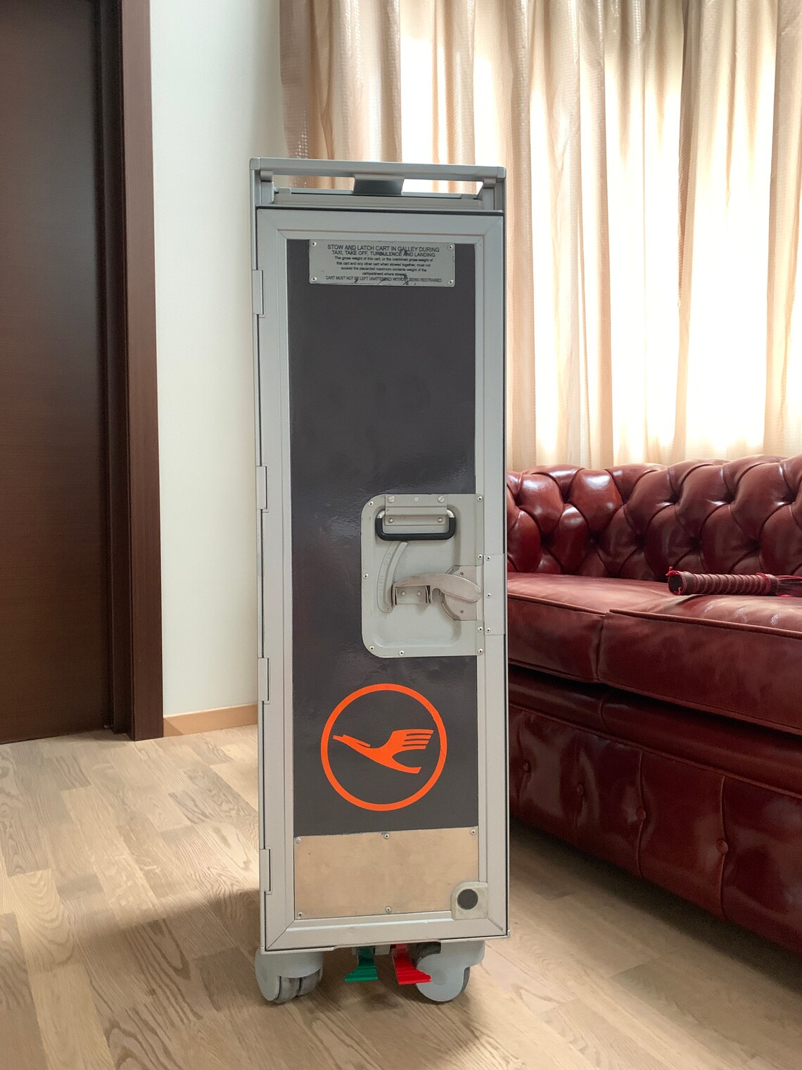 Lufthansa airline vintage trolley 4trays Original Etsy