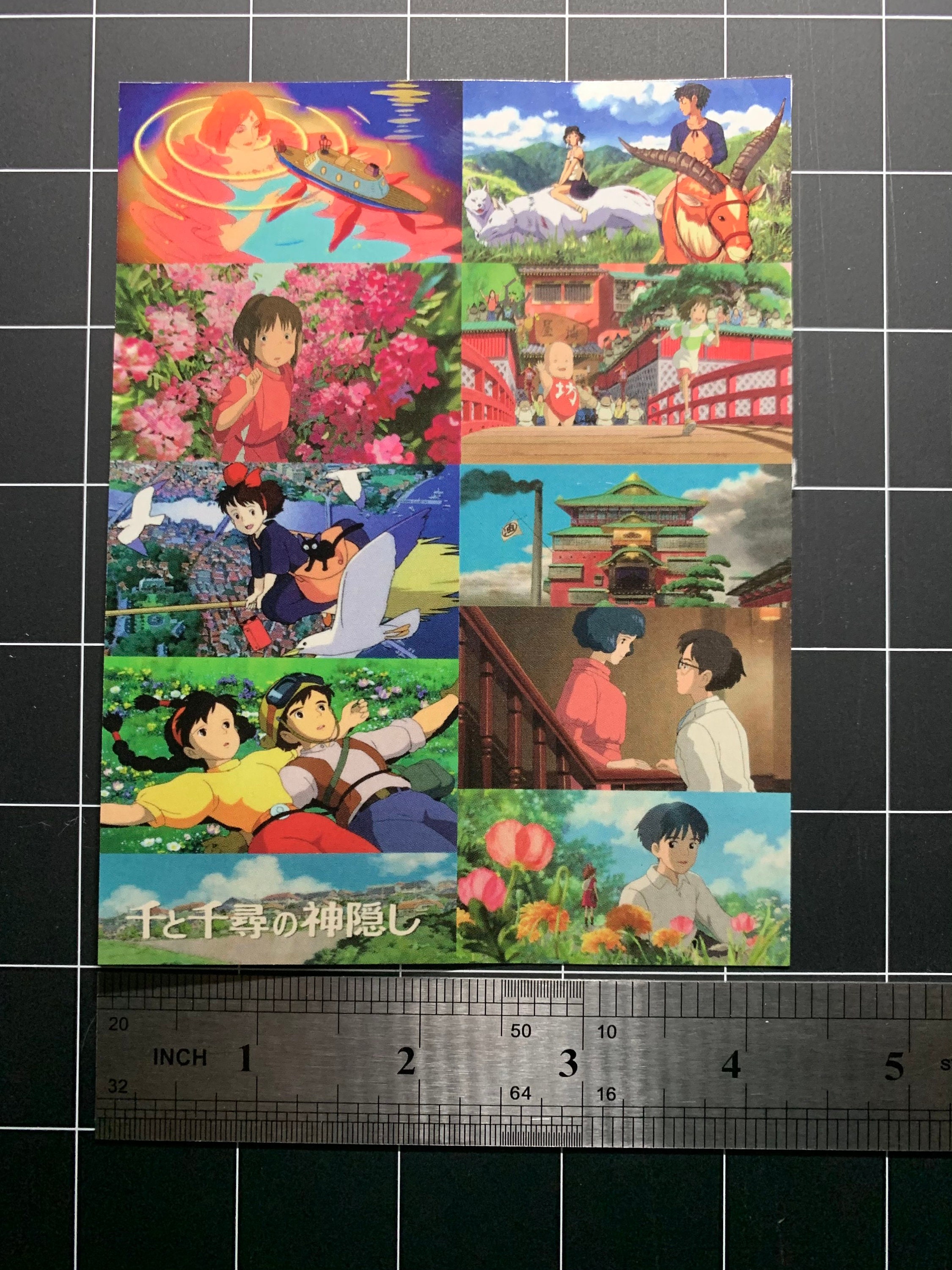 Studio Ghibli Sticker Stationery Set / Mini Sticker Set | Etsy