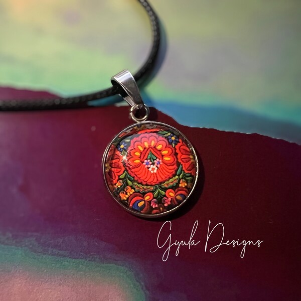 Beautiful Custom Hungarian Motif Pendants