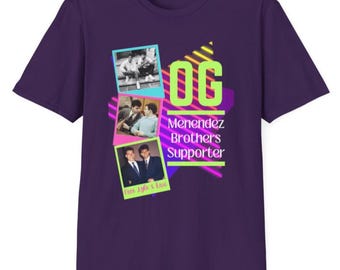 OG Menendez Brothers Supporter T-Shirt, 80s 90s Throwback