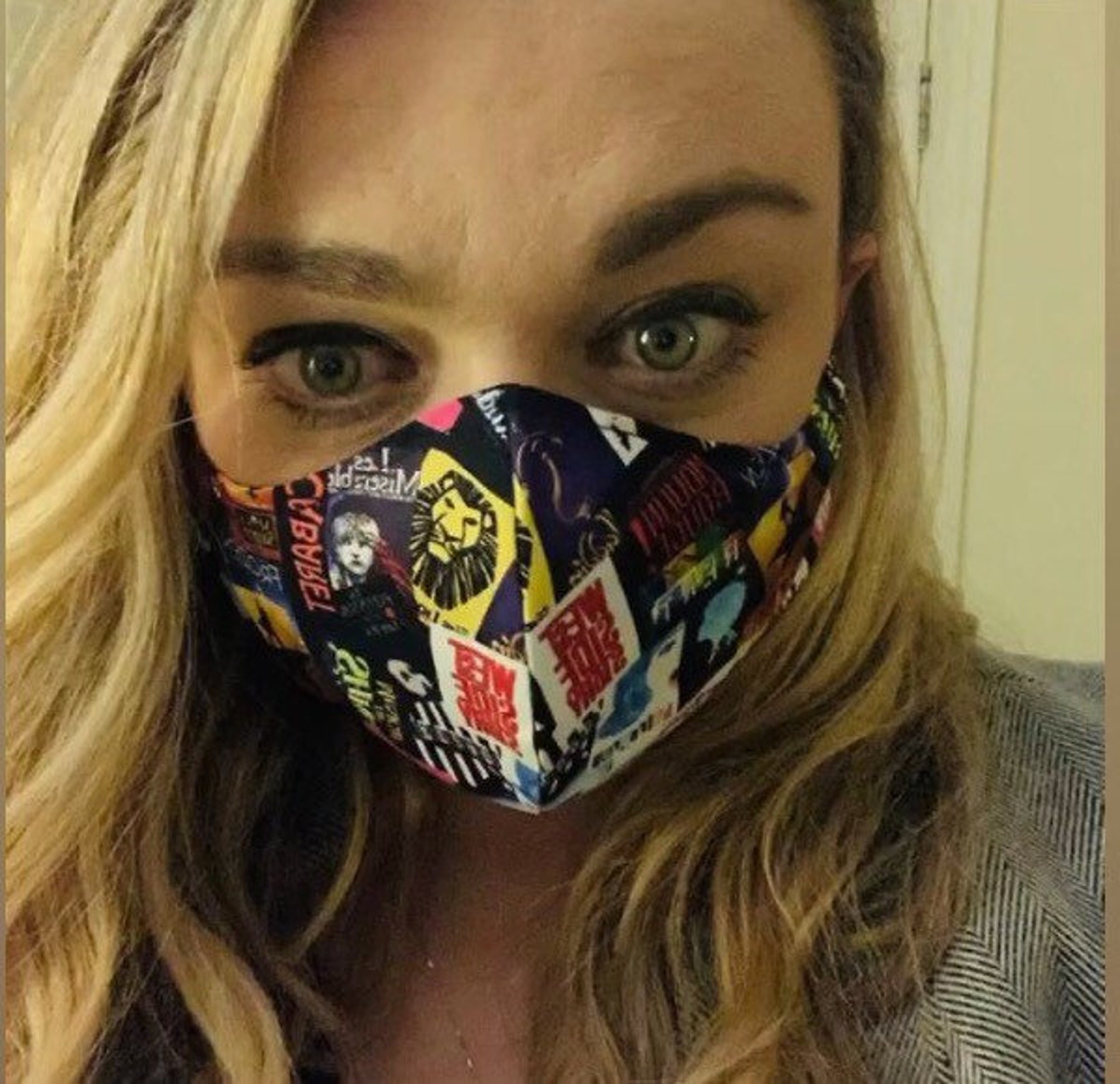 Broadway Musical Theatre Face Covering/Mask with Filter Pocket Etsy