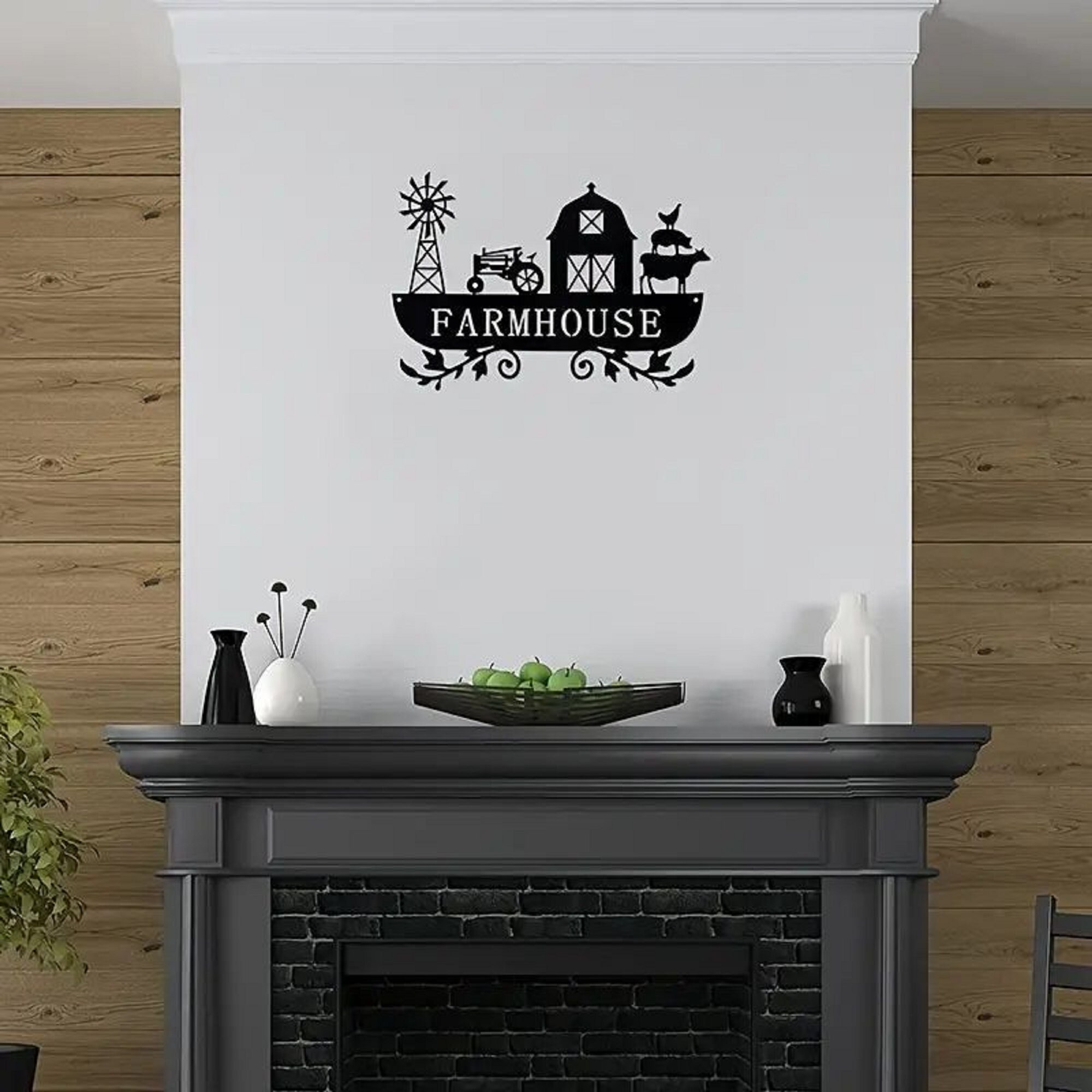 Farm House Sign, Hanging Farm Sign, Metal Sign, Wall Art Wall Decor