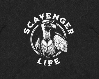 Scavenger Life Vulture T-Shirt Mens Womens