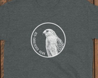 Red-Shouldered Hawk Raptor Bird T-shirt