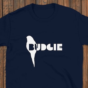 Budgie Silhouette Parakeet T Shirt Mens Womens