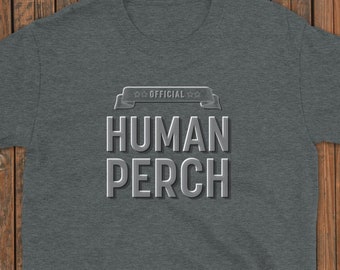 Human Baars Grappige vogel papegaai T-shirt Heren Dames