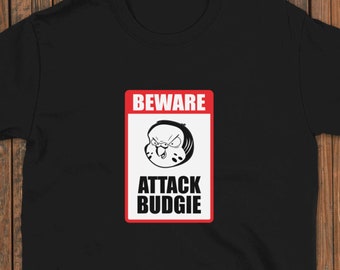 Attack Wellensittich Lustiges Sittich Wellensittich Vogel T-Shirt Herren Damen