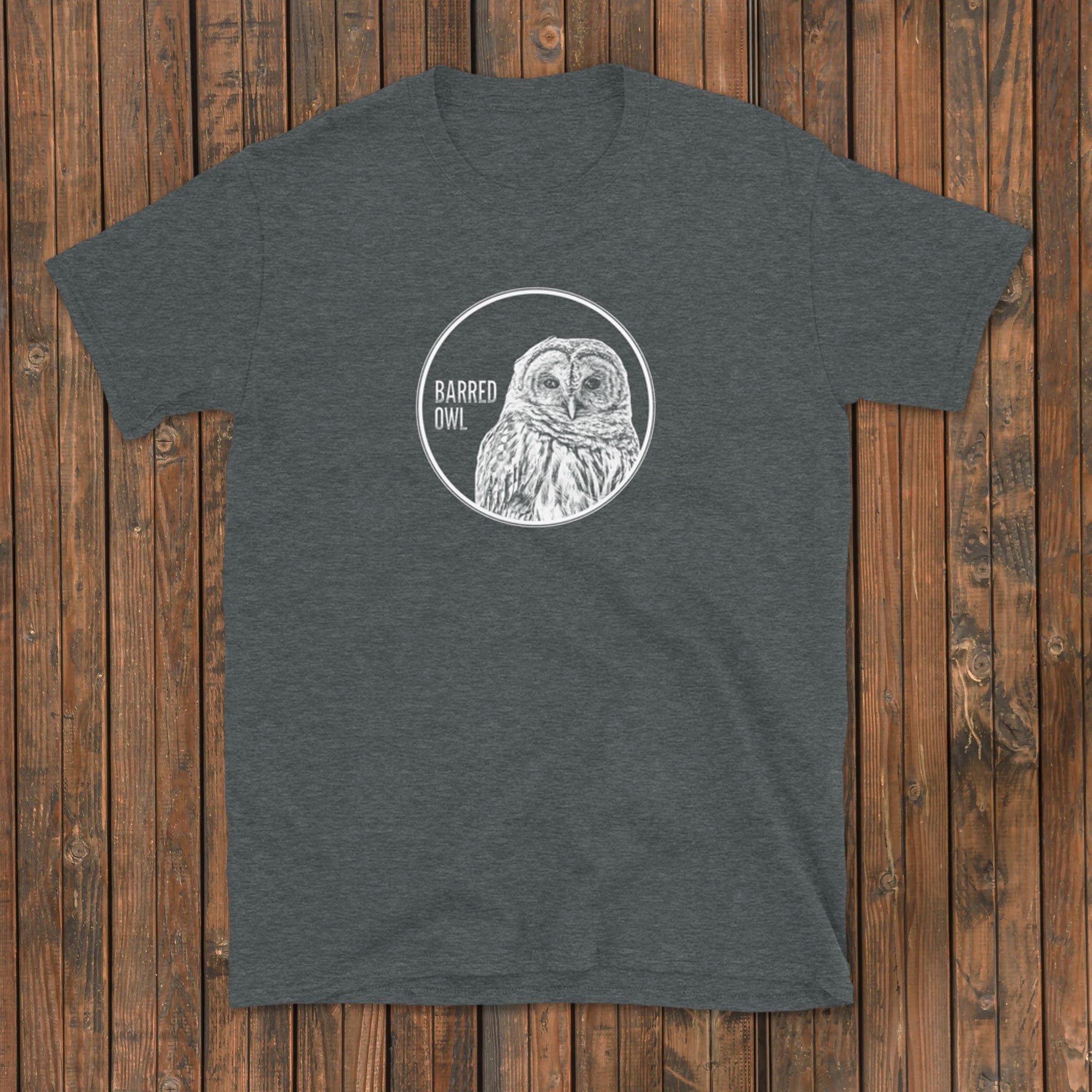Barred Owl Portrait Shirt, Wild Bird Shirt, Raptor Shirt, Cute Owl Shirt, Wildlife Shirt