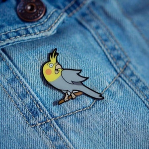 Cockatiel Collectible Bird Pin