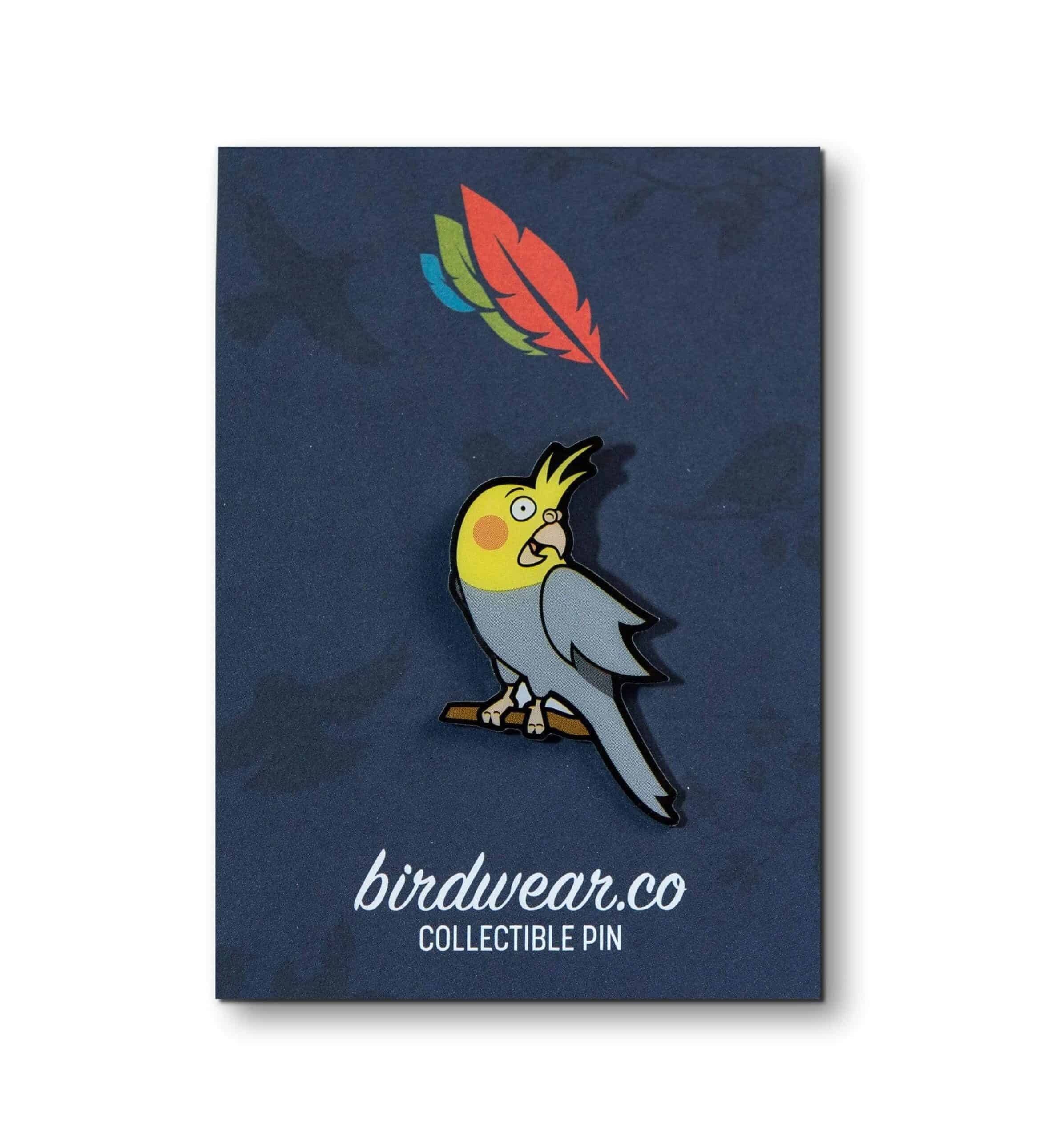 Cockatiel Collectible Bird Pin - Etsy