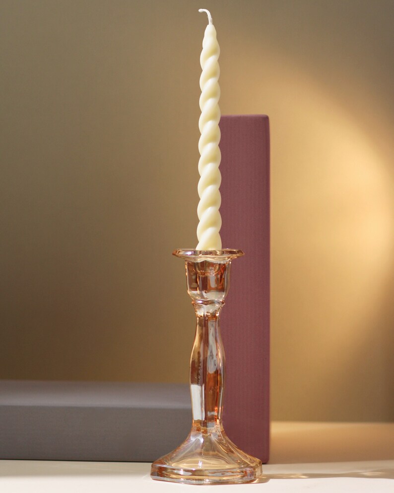 Perfect Pastel Beeswax & Soy Blend Twist Candles / Dinner Etsy