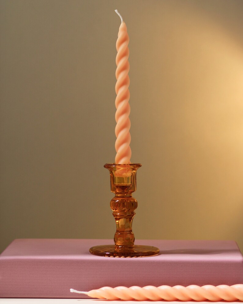 Perfect Pastel Beeswax & Soy Blend Twist Candles / Dinner Etsy