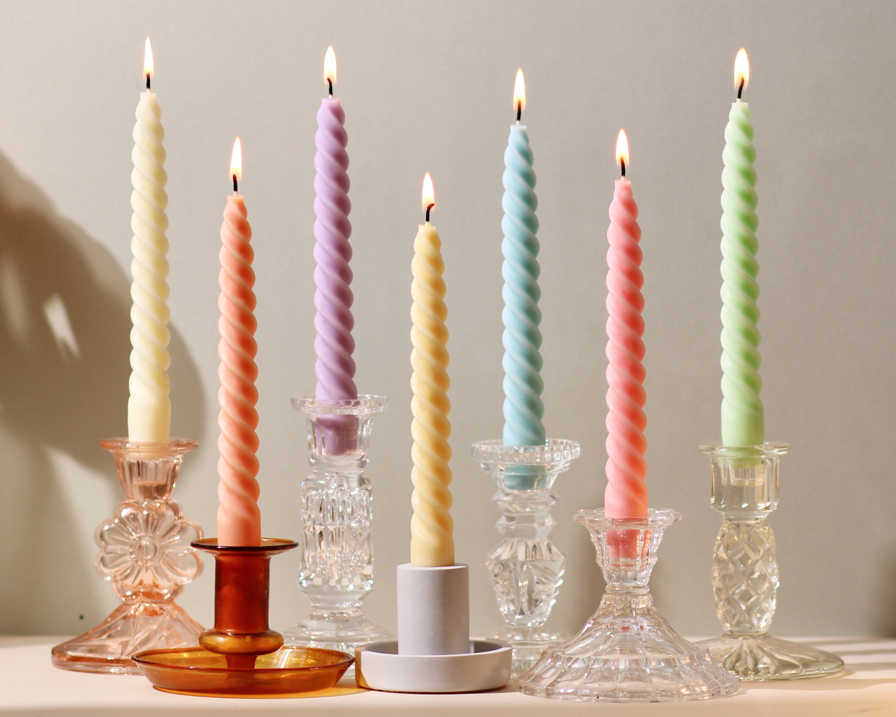 How to Make Twisted Taper Candles for a Fun Sculptural Accessory