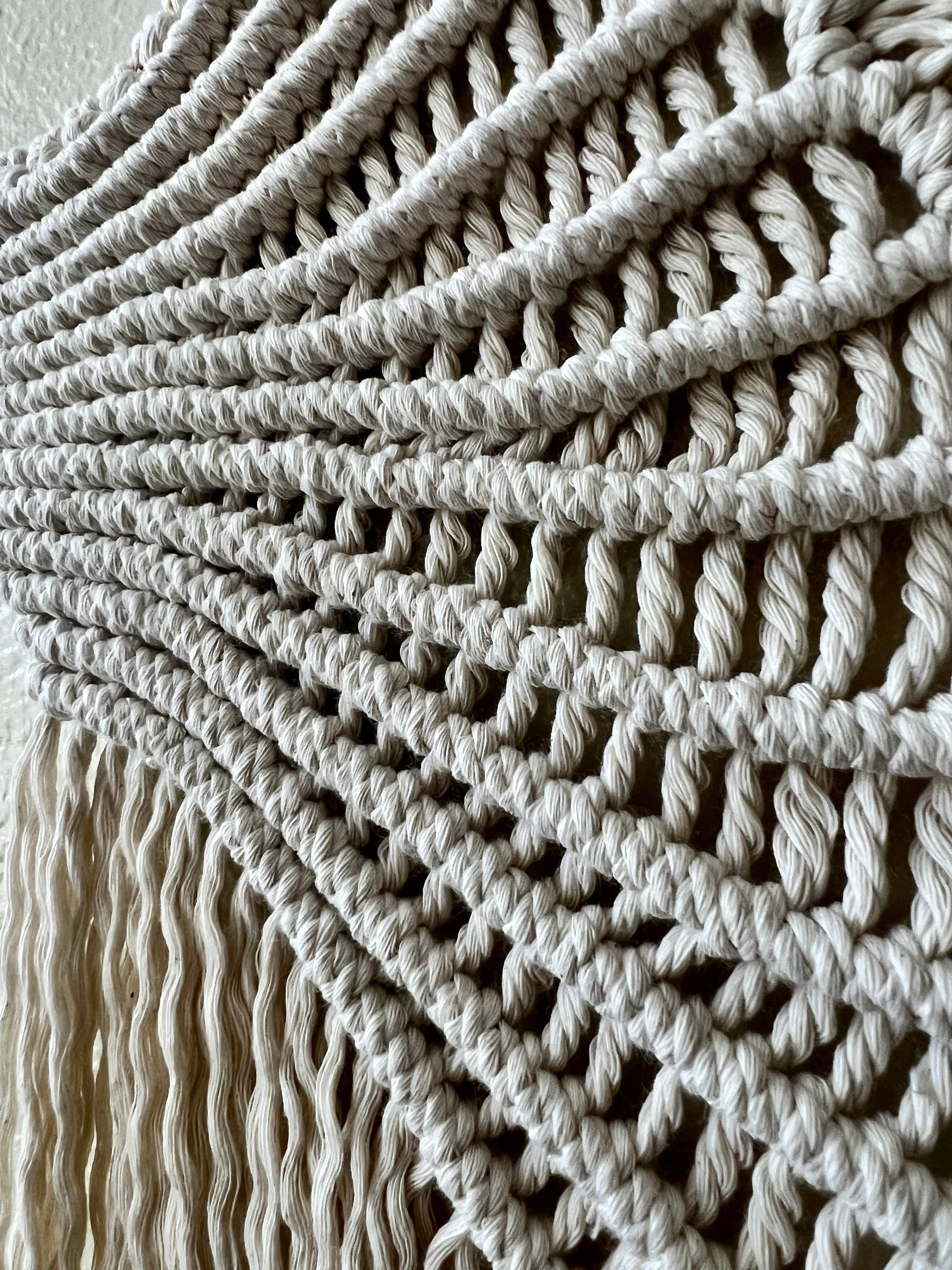 💞NEW💞 Angel Wings Macrame Wall Hanging Tapestry Macrame with Long Tassels main image 0