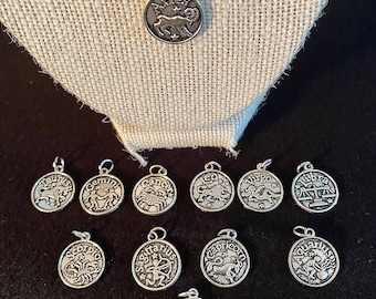 Zodiac Sterling Silver Necklaces