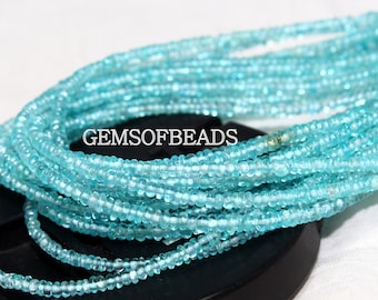 Apatite smooth rondelle shape beads, Apatite Plain Rondelle Beads, natural Apatite Smooth Beads, Natural Apatite Plain Beads, Apatite Beads