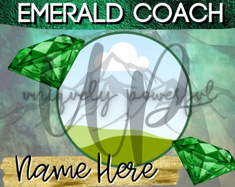 Emerald Coach Graphic