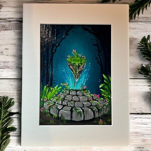 Magical stone - original painting