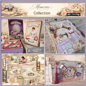 Memories Decorative Elements Kit, Shabby Chic Junk Journal ...
