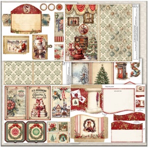 Junk Journal Christmas Folding Folio: Letters to Santa Ephemera ...