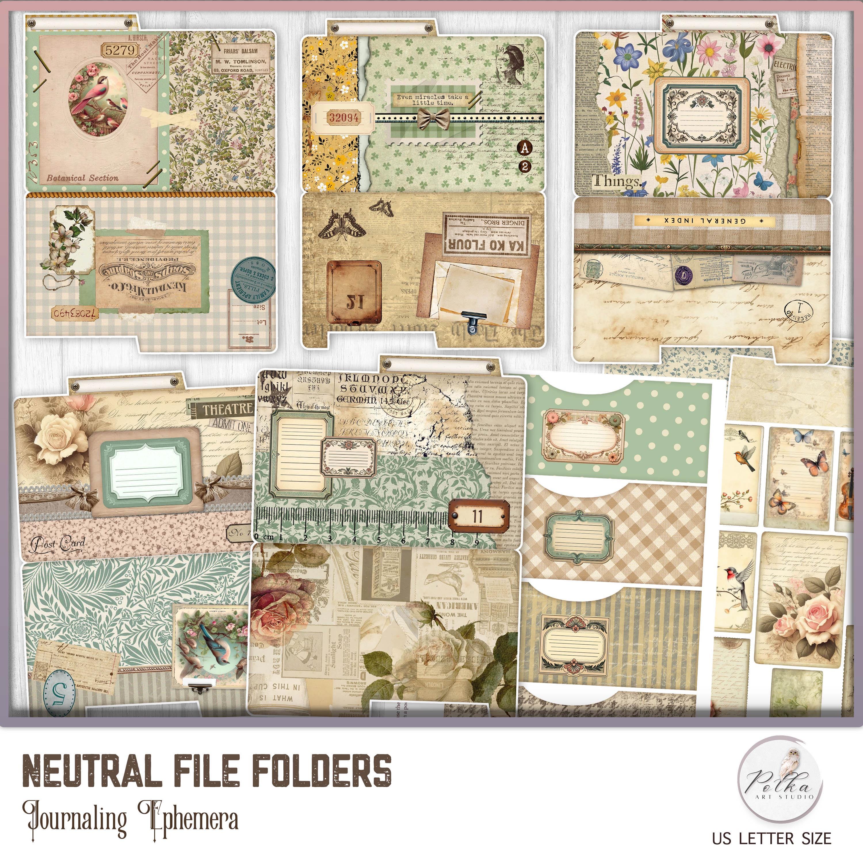 Vintage File Folder - Etsy