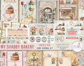 Shabby Chic Baking Junk Journal Kit: Vintage Cakes & Ephemera (Digital Download)