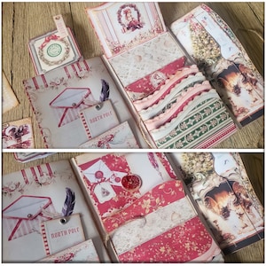 Junk Journal Christmas Folding Folio: Letters to Santa Ephemera ...