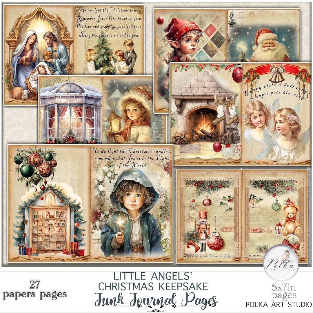 Religious Christmas Junk Journal Christian, Journaling Pages,faith ...