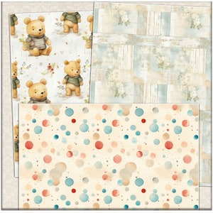 Winnie the Pooh Junk Journal Kit: Vintage Printable Pages (digital ...