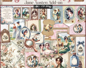 Regency Ephemera: Jane Austen Journal Kit-add-on (digitale download)