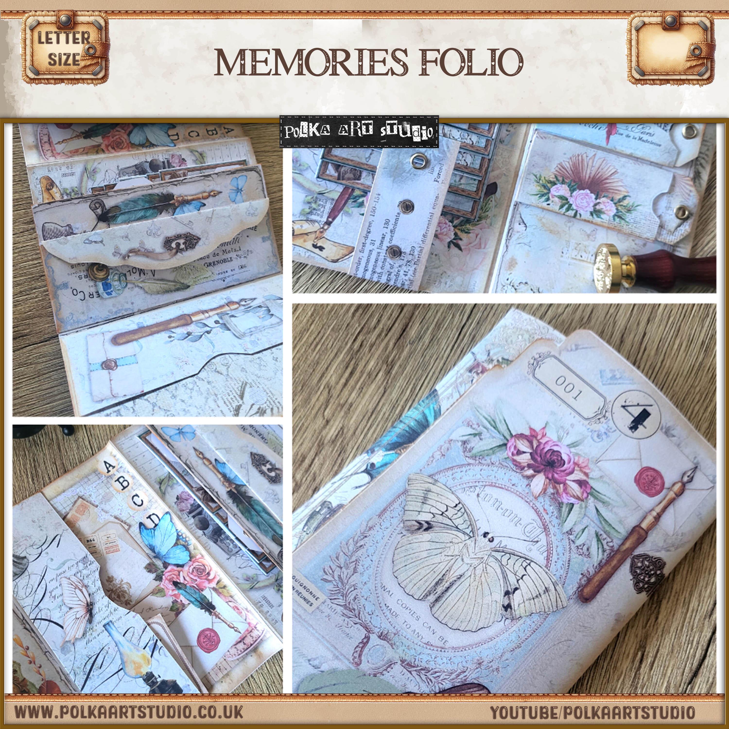 Junk Journal DIY Kit: 6 Printable Folios & Ephemera (video Tutorials ...
