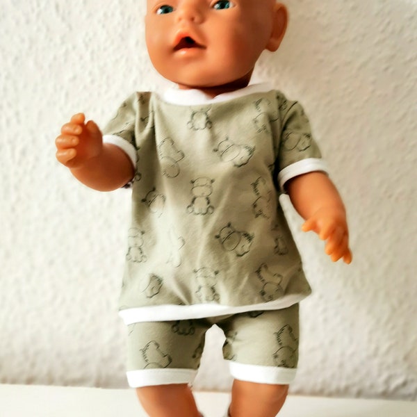 Doll's clothing 43 cm 3-Set