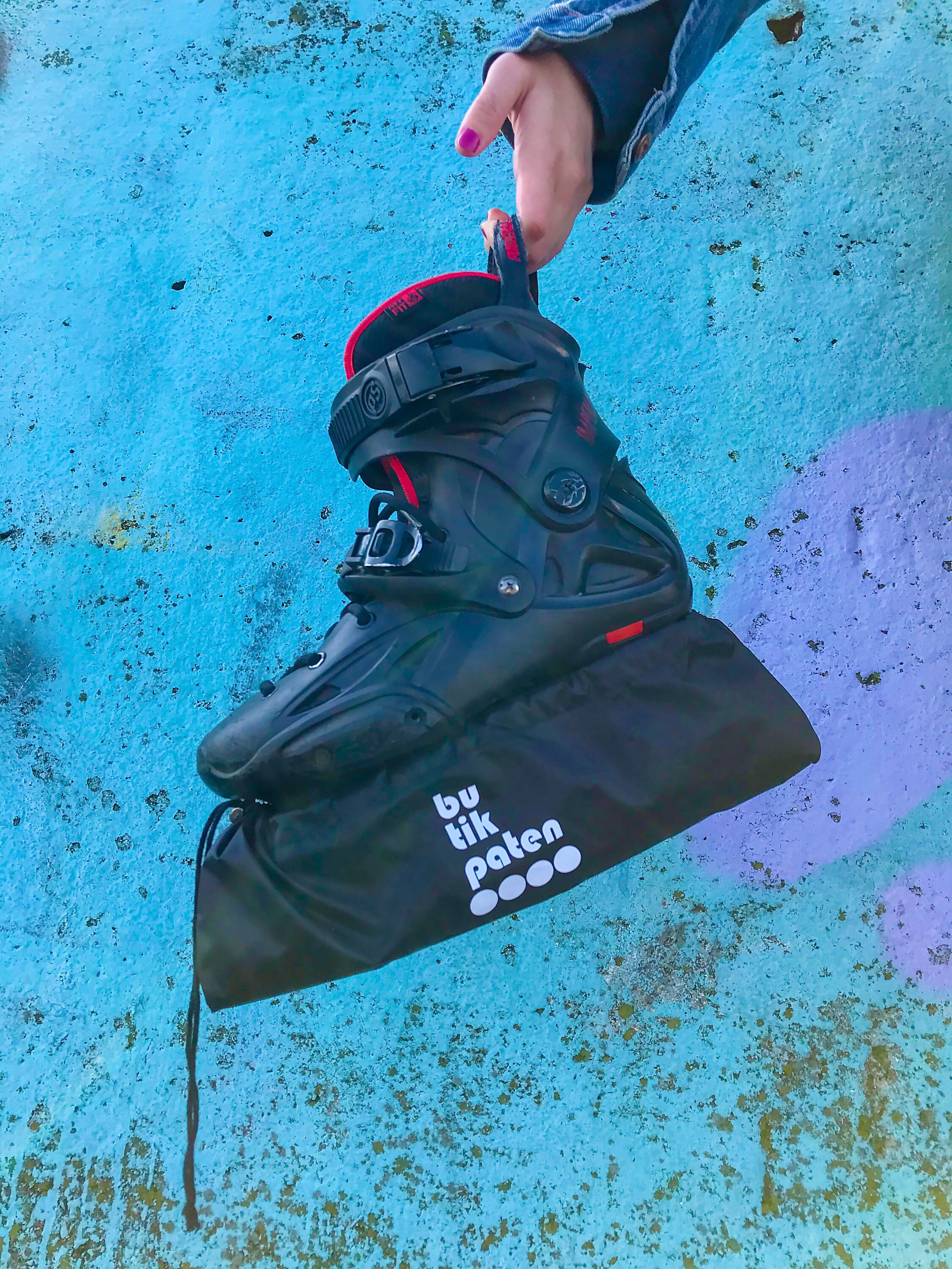 Inline Skate Wheels Cover Roller Blade Black Synthetic Fabric Etsy