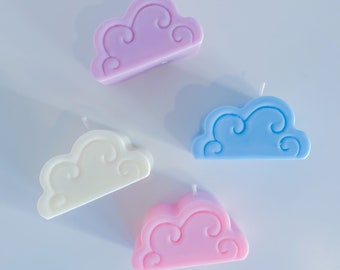 Scented Cloud Candles - Cute Decorative Mini Clouds - Vegan Soy Candle Gift