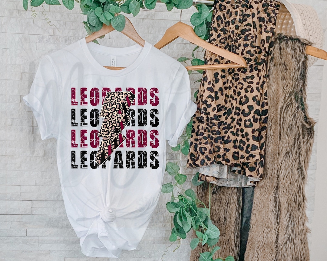 Liberty Eylau High School Leopards Leopard Lightning Png Etsy