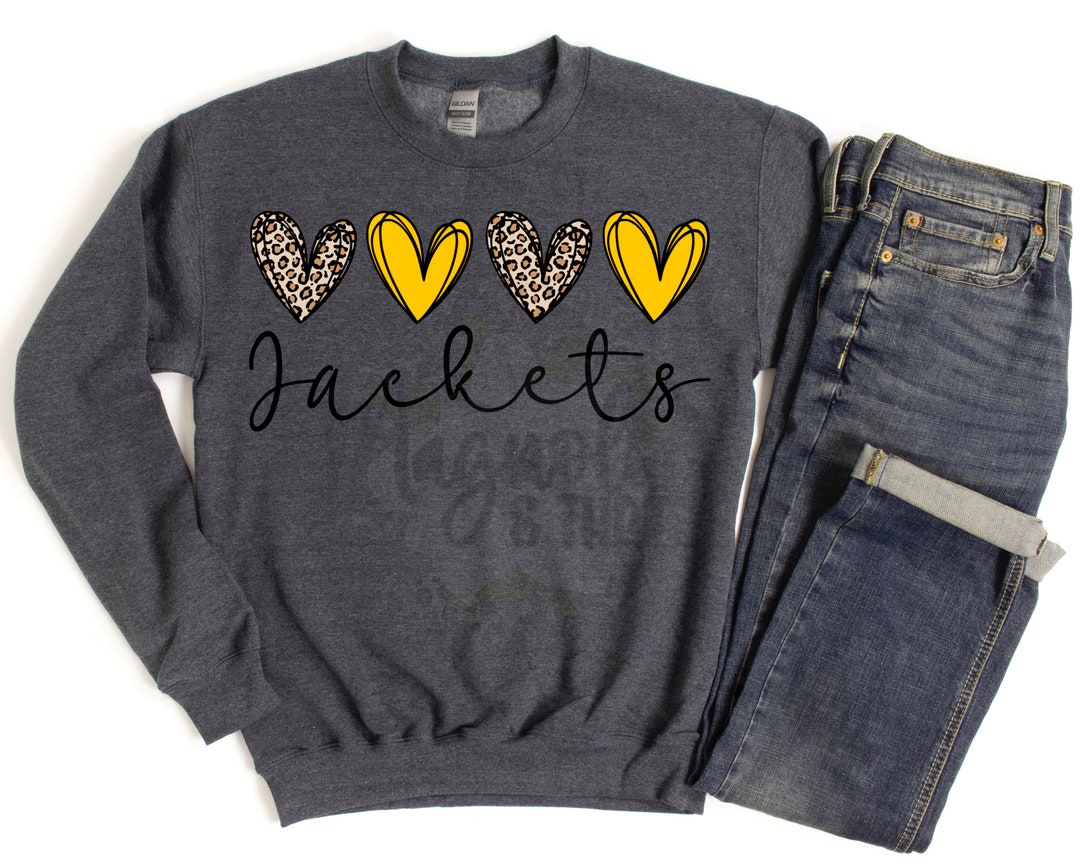 High School Team Spirit Jackets Hearts Png Etsy