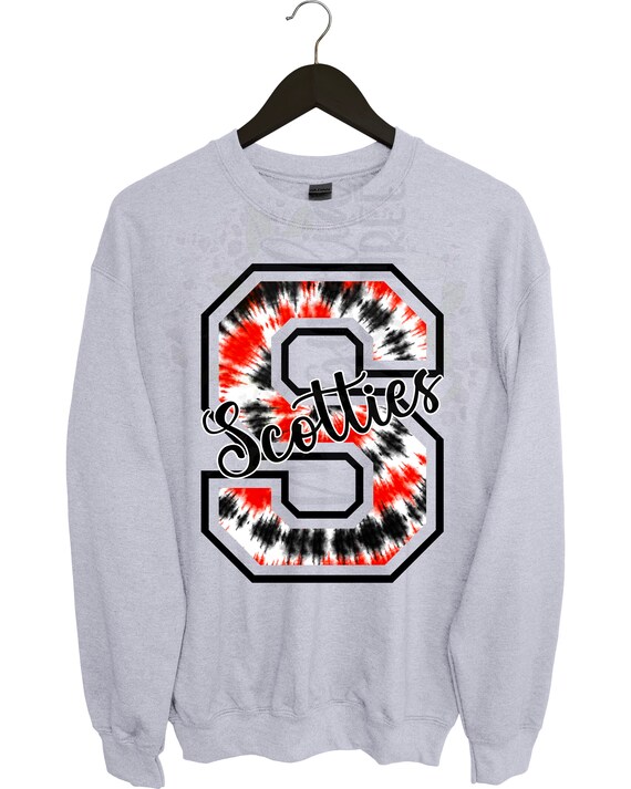 High School Team Spirit Scotties Tie Dye Png Etsy