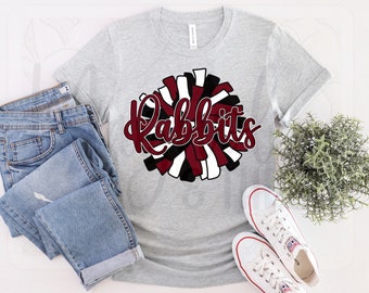 Atlanta Rabbits School Colors Atlanta Rabbits Png - Etsy