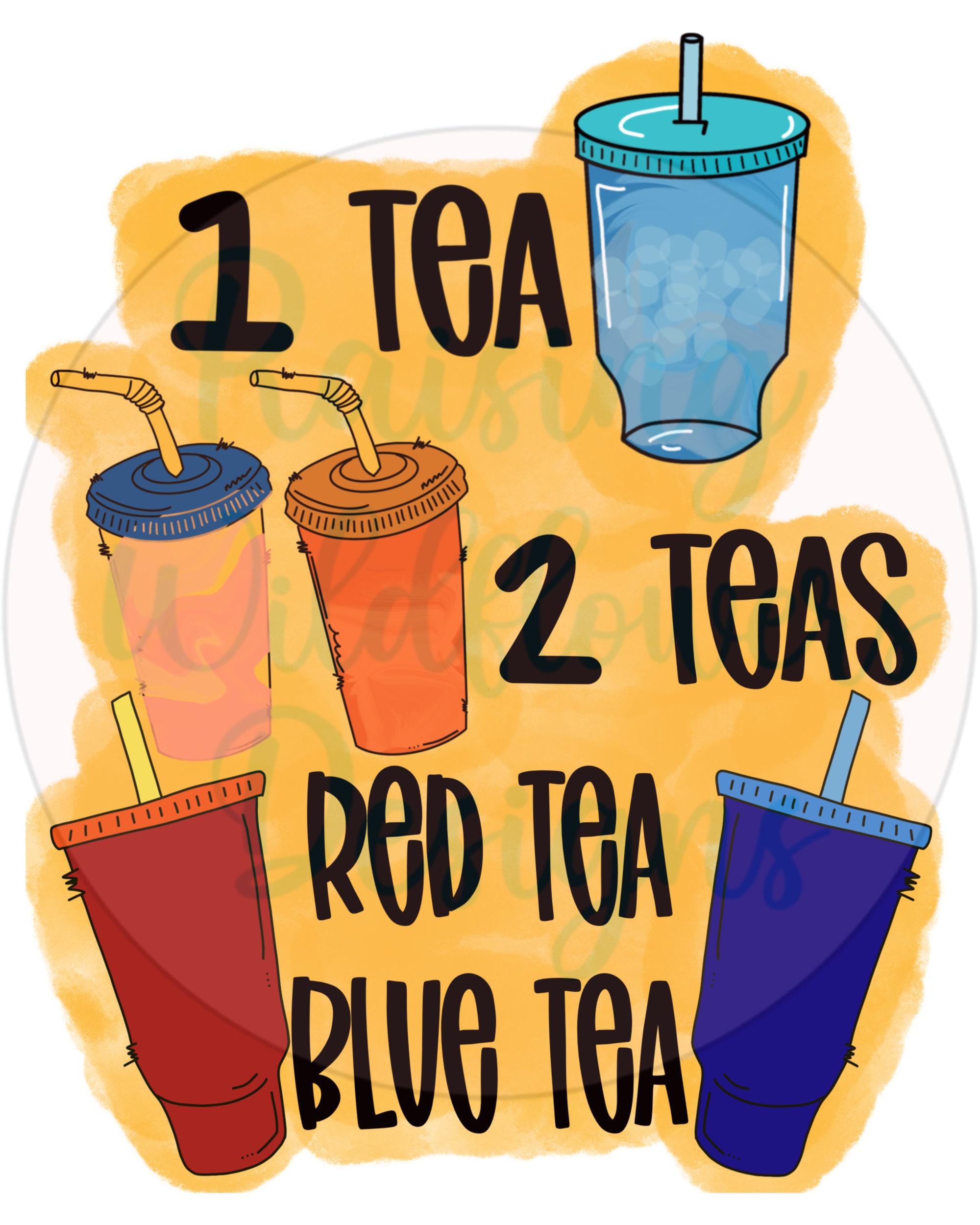 Loaded Tea png Etsy