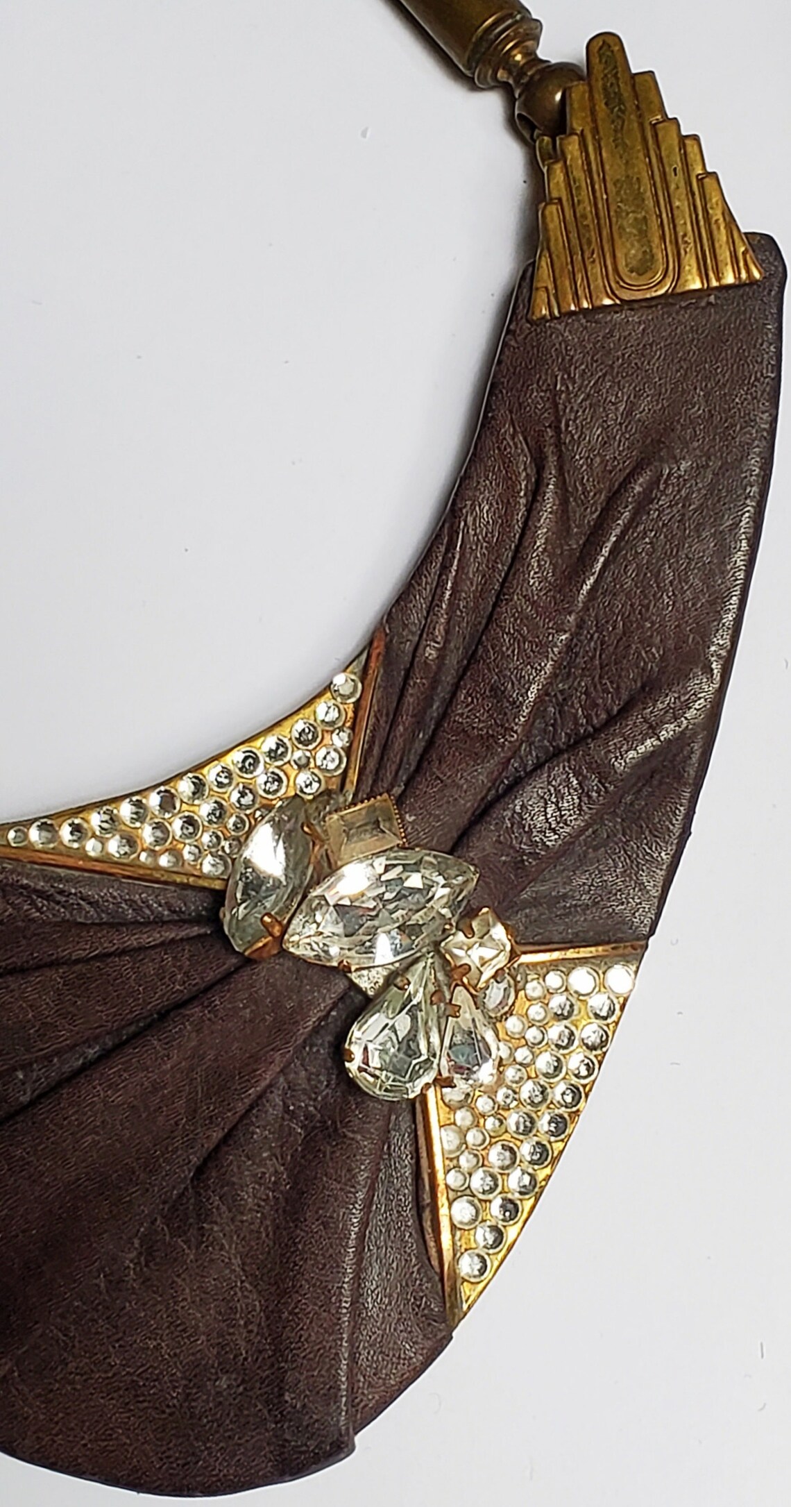 Briglia Pelle Cavallo Porta-numeri Per Briglia Da Cavallo – In Pelle, Con Decorazione Bling, Forma Rotonda Briglia Portanumeri - Foto 7