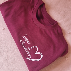 Short-sleeved educator sweater