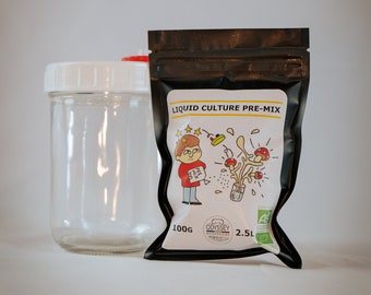 Liquid culture Pre-mix: mixture for liquid mushroom culture