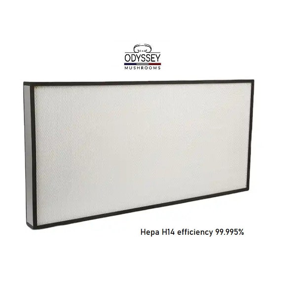 Filtr HEPA H14 120x60cm skuteczność 99,995%.